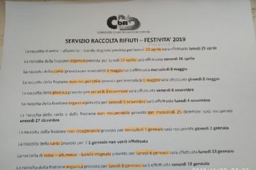 SERVIZIO DI RACCOLTA RIFIUTI