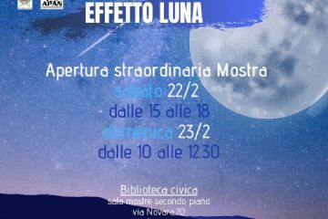 Apertura straordinaria mostra &quot;Effetto luna&quot;