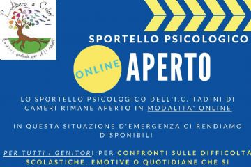 SPORTELLO PSICOLOGICO PRESSO ISTITUTO TADINI