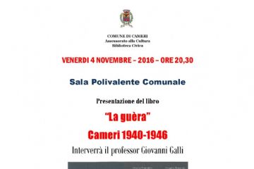 Presentazione volume &quot;La Guera&quot;