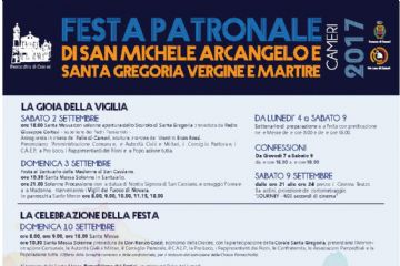 Programma Religioso Festa Patronale 2017