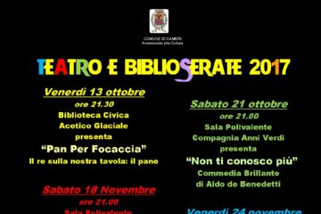 Teatro e BiblioSerate 2017