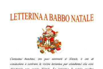 Letterina a Babbo Natale