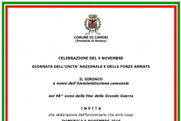 Celebrazione IV Novembre