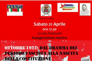 Dal Dramma del periodo fascista alla nascita della Costituzione