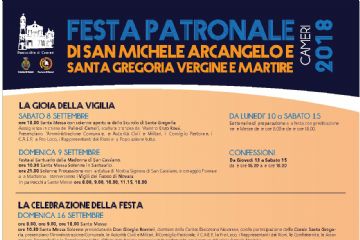 Programma religioso Festa Patronale 2018