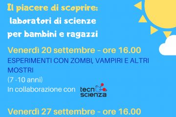 Il piacere di scoprire: laboratori di scienza per bambini e ragazzi