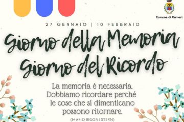 MEMORIA E RICORDO: IL COMUNE LE CELEBRA INSIEME