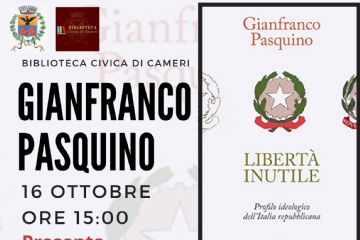 Gianfranco Pasquino 16 ottobre ore 15:00