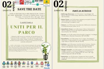 SAVE THE DATE - Sabato 2 ottobre 