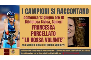 Francesca Porcellato &quot;La rossa volante&quot; - rassegna &quot;I Campioni si raccontano&quot;