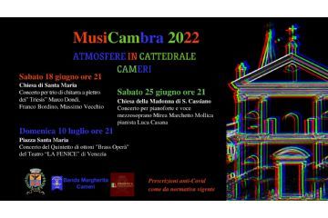 Festival &quot;MusiCambra&quot; // settima edizione 2022