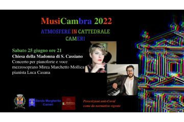 Concerto con Mirea Marchetto Mollica e Luca Casana // Festival &quot;MusiCambra&quot; 2022