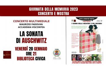 La sonata di Auschwitz // concerto per la Giornata della Memoria, con mostra fumetto d&#39;autore in Biblioteca