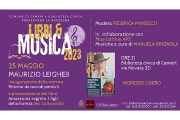 Incontro con Maurizio Leigheb: Mostra, libri e musica // Rassegna Libri&amp;Musica in Biblioteca civica