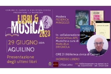 Incontro con Aquilino // Rassegna &quot;Libri&amp;Musica&quot; in Biblioteca civica