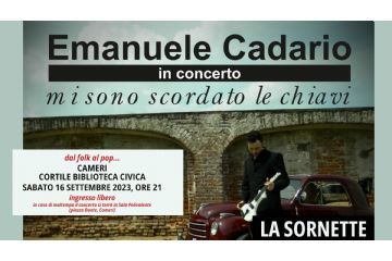 &quot;Mi sono scordato le chiavi&quot; // concerto di Emanuele Cadario - La Sornette in biblioteca civica