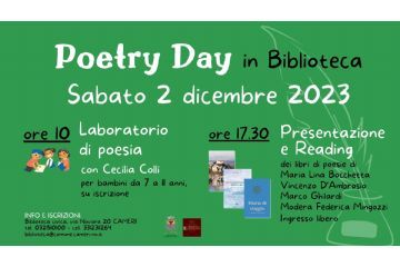 “Poetry Day” in Biblioteca civica